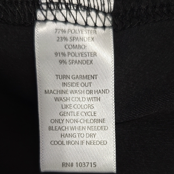 Rachel Zoe Black Track Pants with Elastic Waistband and Tapered Legs - Picture 7 of 10